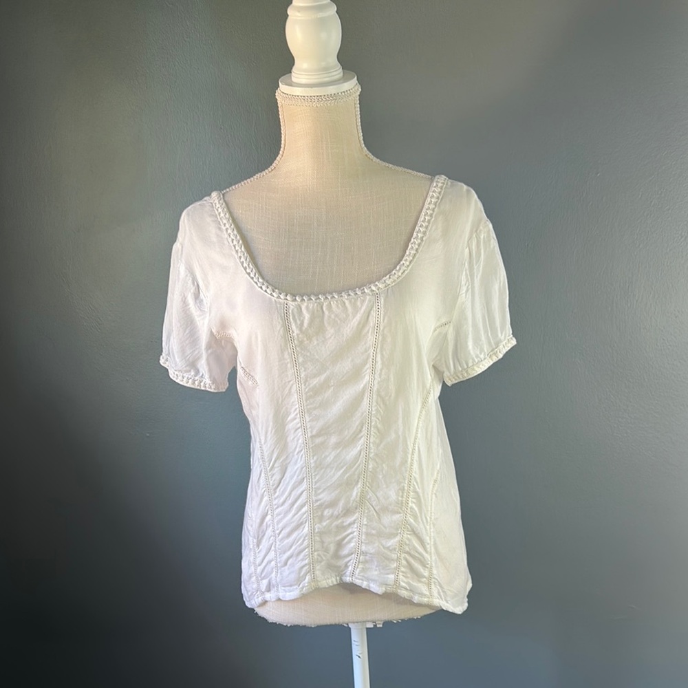 Elegant White Women's Top